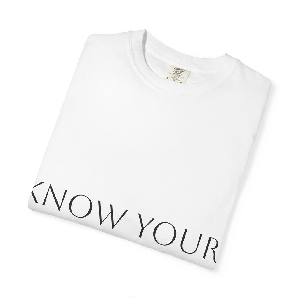 Know Your Worth Garment-Dyed T-Shirt
