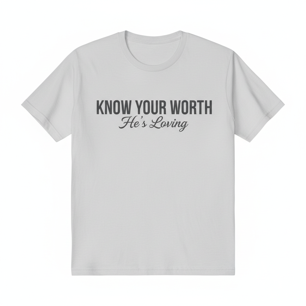 KNOW YOUR WORTH - He's Loving T-Shirt