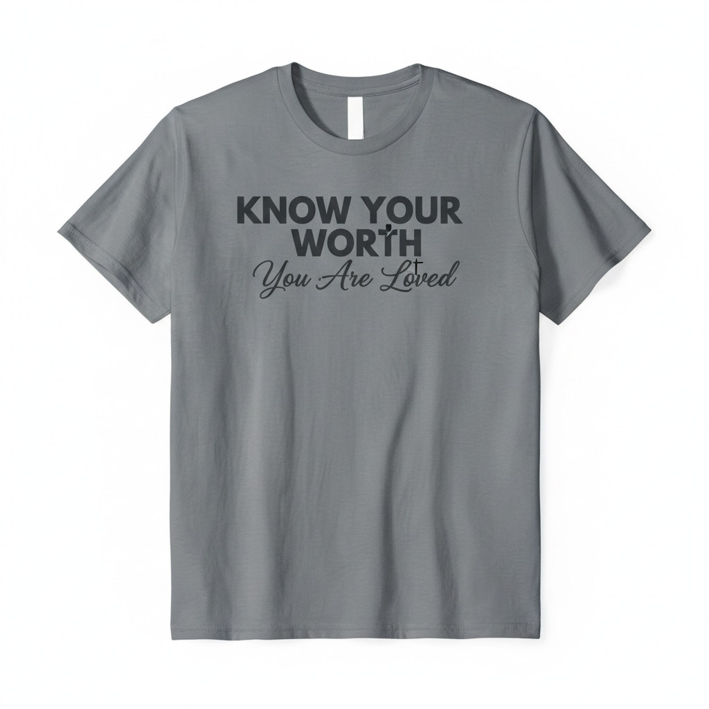 KNOW YOUR WORTH - You Are Loved T-Shirt