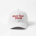 Know Your Worth Cap Mockup