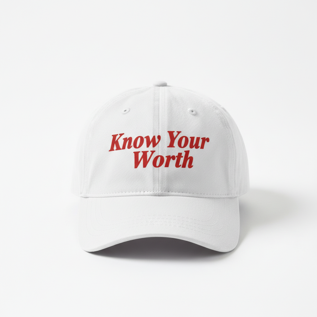 Know Your Worth Cap Mockup